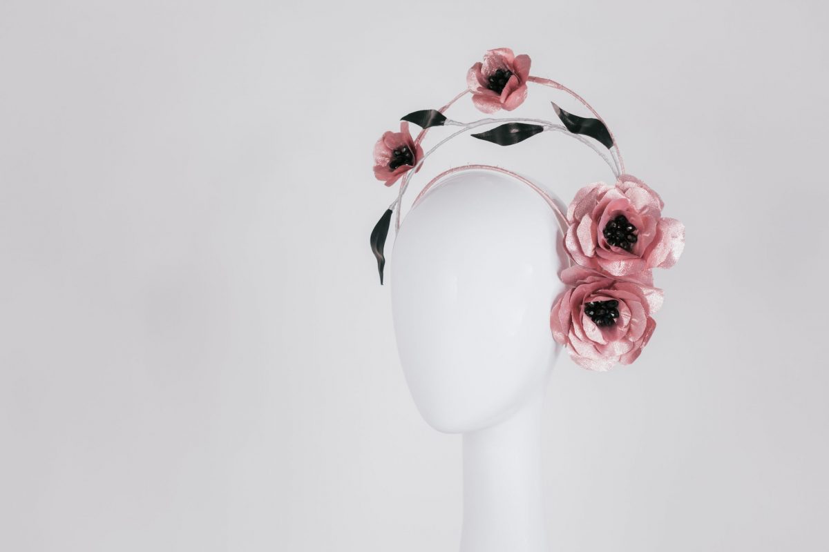 Pink Flower Millinery from Melbourne - Modern Headwear - Luxurious and exclusive