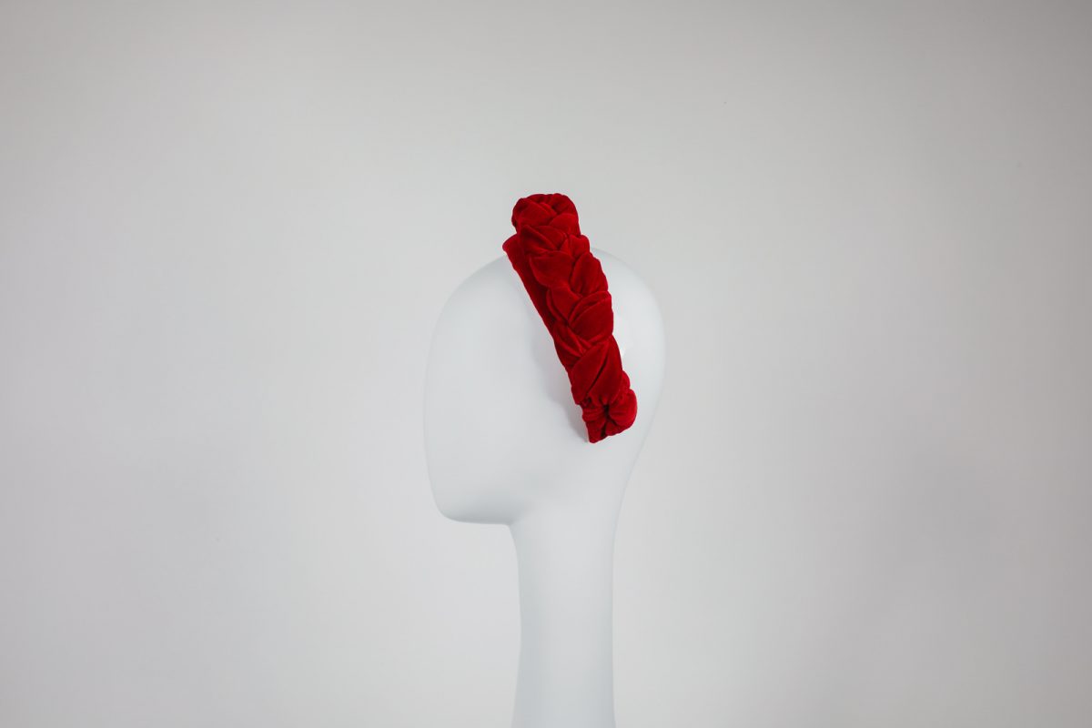 product photo - millinery for sale - red headband