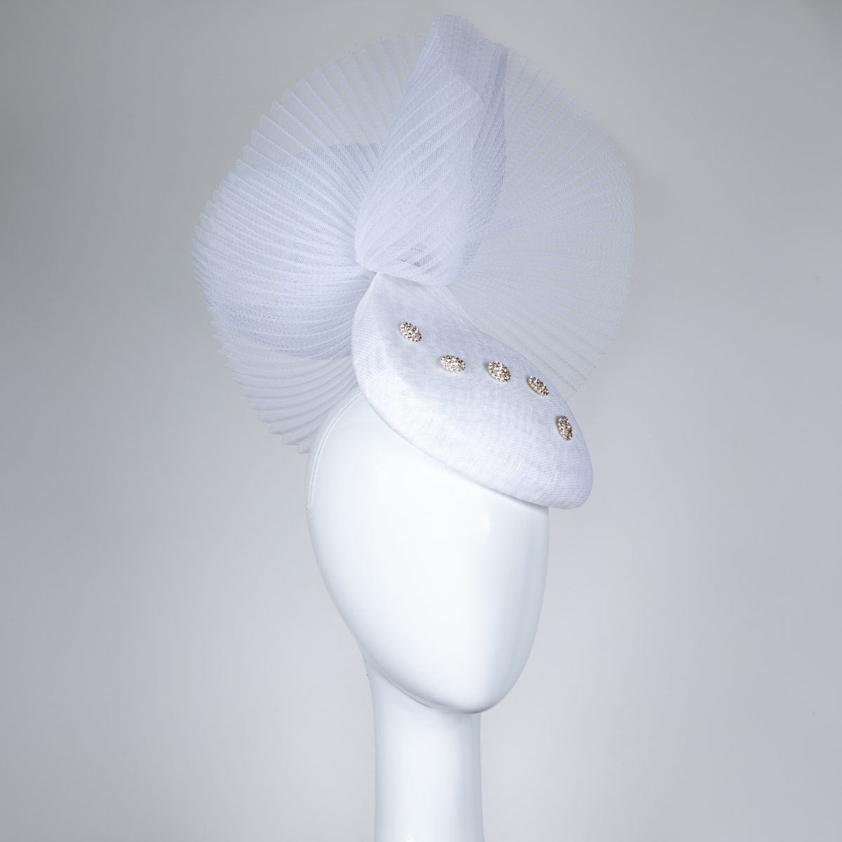 Belle - white classic hat