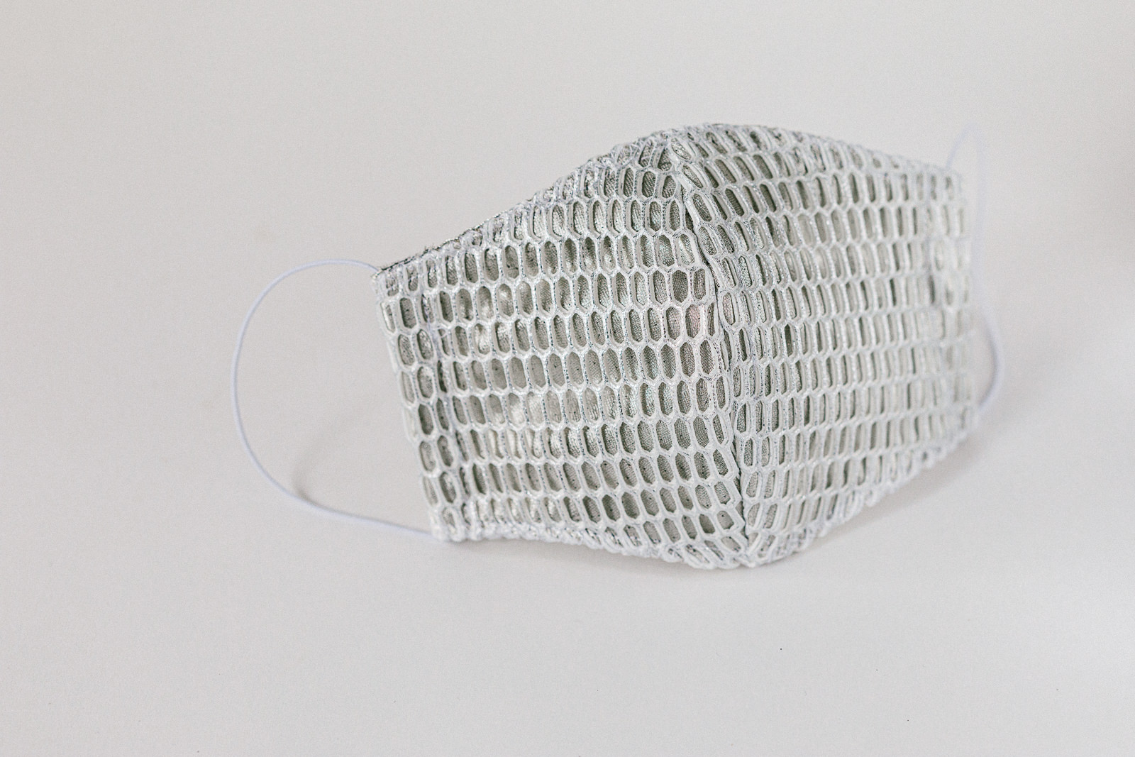 Luxury silver mesh Melbourne facemask